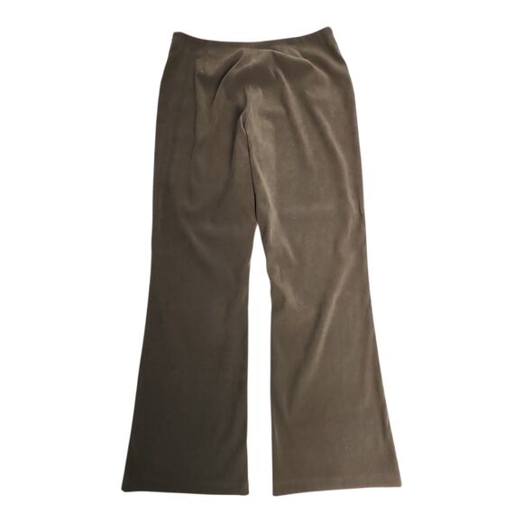 J. Jill Stretch Pants Women's Sz 16 Mocha Brown Straight Wide Leg Casual Pants - Picture 1 of 9